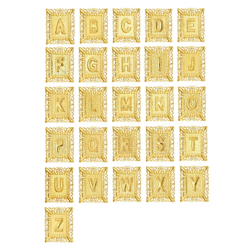 Kreuz-Initialen-Halskettenset | Gold