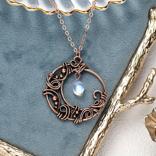 Mystic Teardrop Kupferhalskette