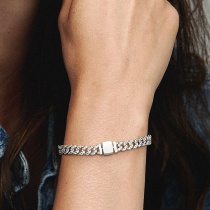 Pavé-Panzerarmband | Gold