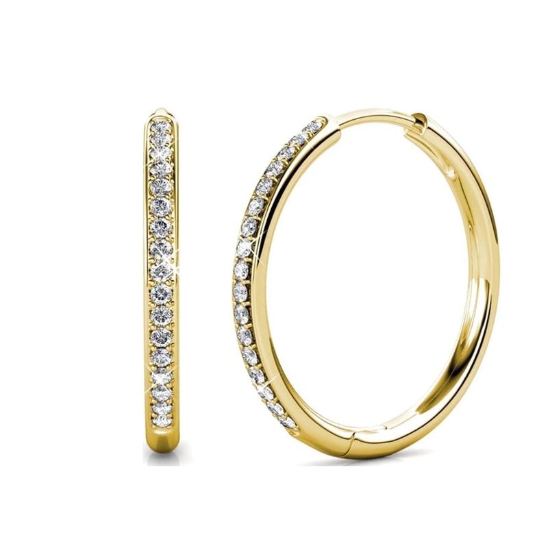 Sorel Pave-Ohrringe | Weißgold