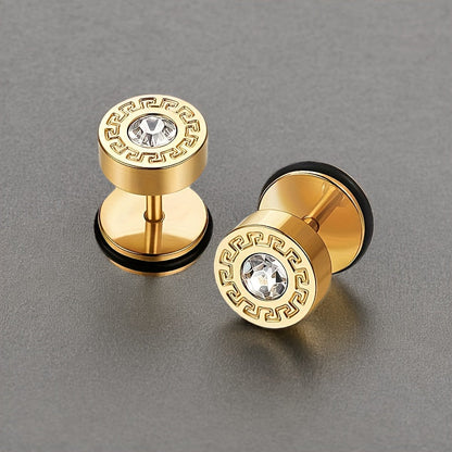 Theron Keyline Ohrstecker | Weißgold