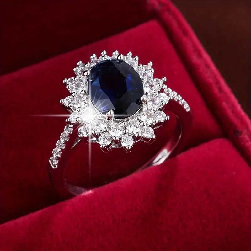 Vionne Saphirae Ring | Weißgold