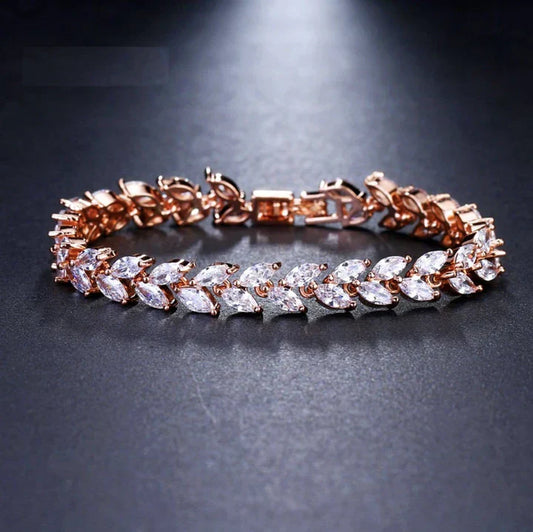 Nemorina Foliora Armband | Roségold