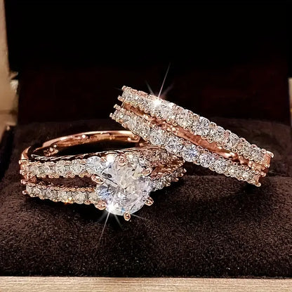 Ewigkeitstraum Ring-Set | Gold