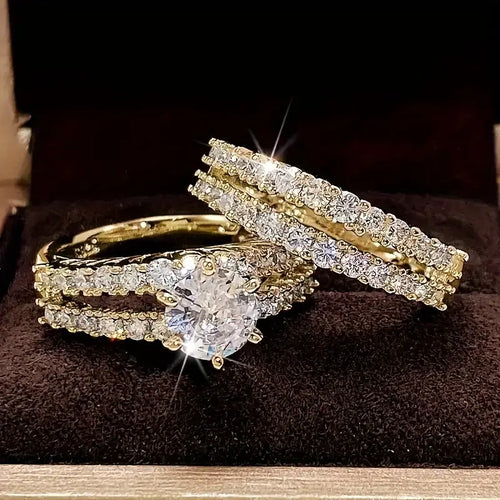 Ewigkeitstraum Ring-Set | Gold