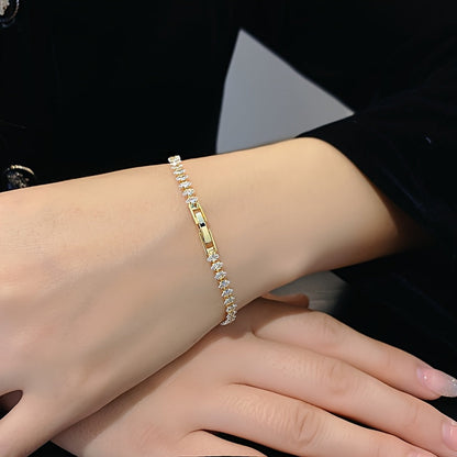 Vionelle Marquise Tennisarmband | Gold