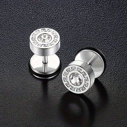 Theron Keyline Ohrstecker | Weißgold