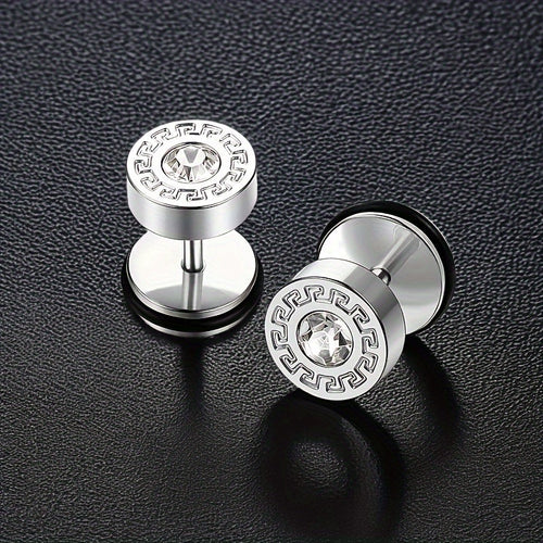 Theron Keyline Ohrstecker | Weißgold