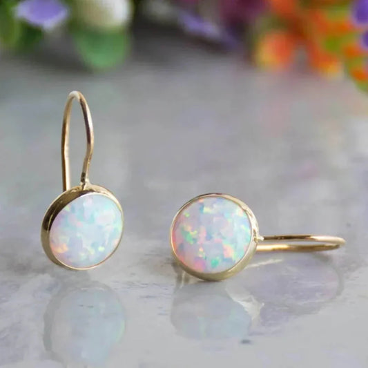 Antike Opal-Ohrringe | Gold
