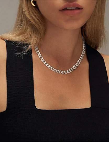 Massive kubanische Gliederkette | Gold