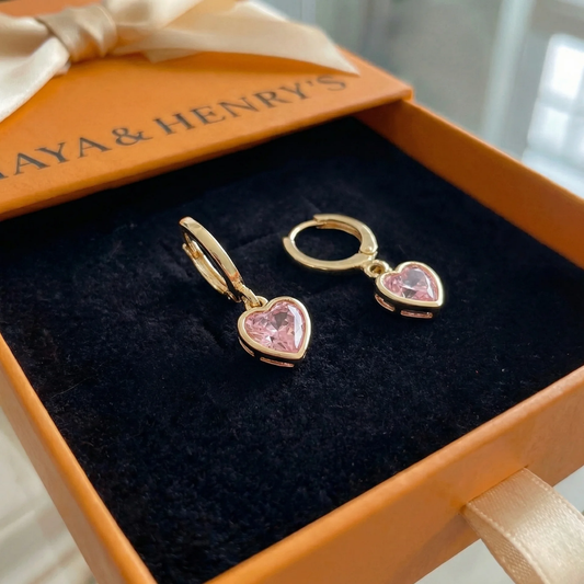 Cupid Charm Hängeohrringe | Gold