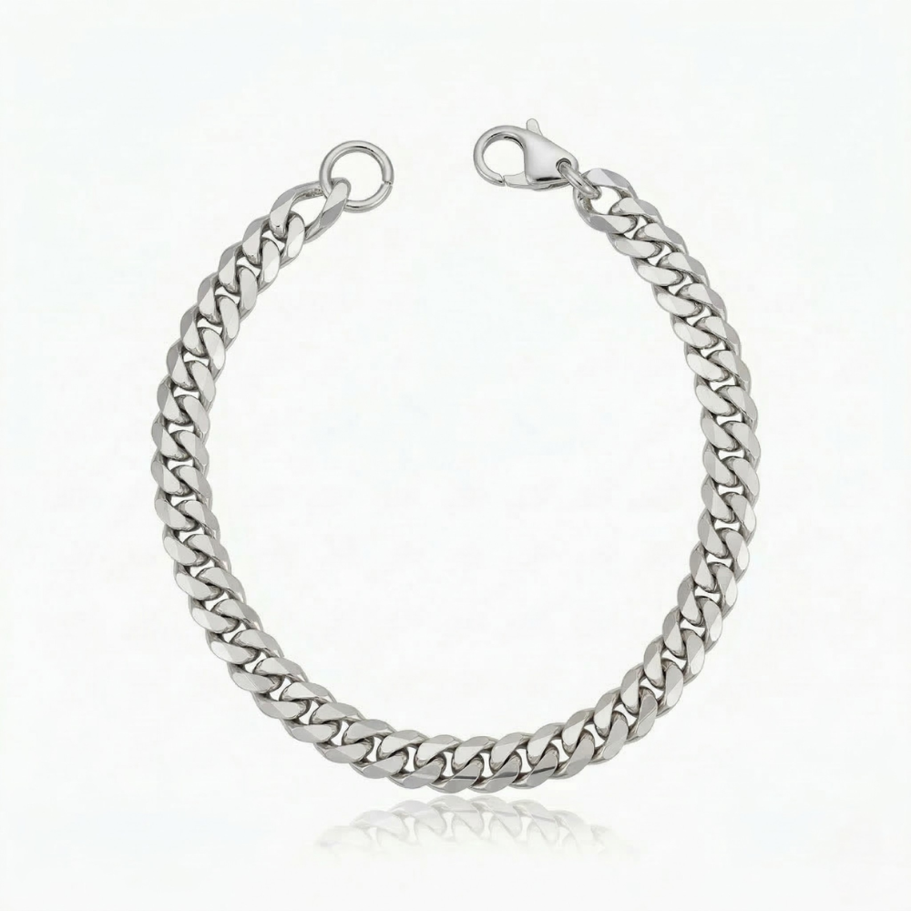 Kubanisches Armband aus Nachlass | Weißgold