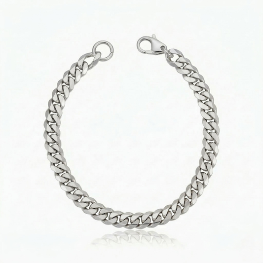 Kubanisches Armband aus Nachlass | Weißgold