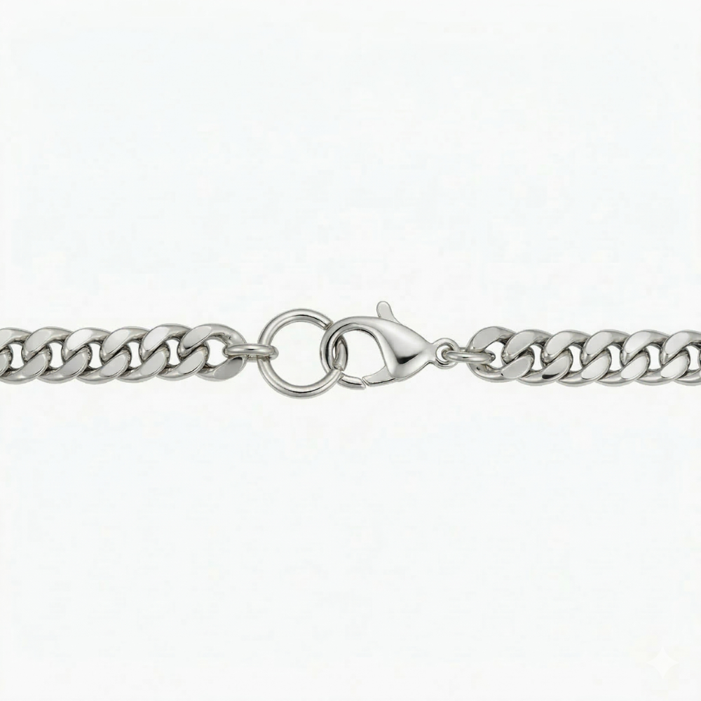 Kubanisches Armband aus Nachlass | Weißgold