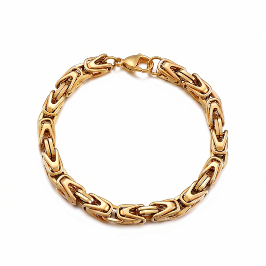 Lucian Crown Gliederkette | Gold