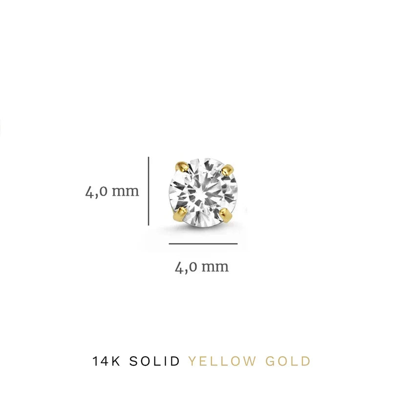 Dara Brillane Stone Ohrringe Set | Gold