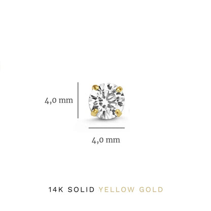 Dara Brillane Stone Ohrringe Set | Gold