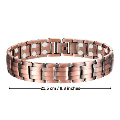 Moderne Kupferkette als Armband