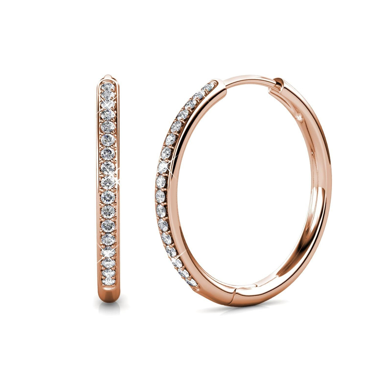 Sorel Pave-Ohrringe | Weißgold