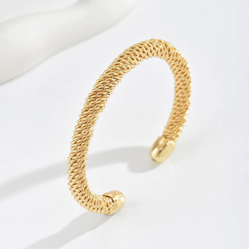 Cassian Seil-Manschettenarmband | Gold
