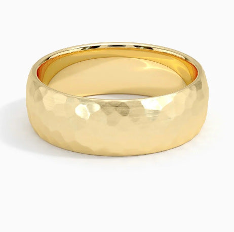 Elric strukturierter Core-Ring | Gold