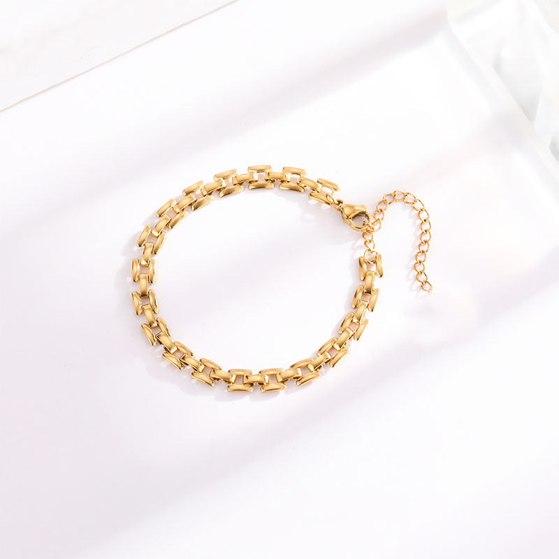 Uhrenkettenarmband | Gold