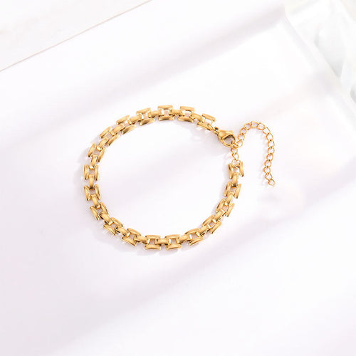 Uhrenkettenarmband | Gold