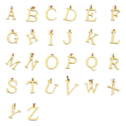 Mehrreihige Initialen-Halskette | Gold