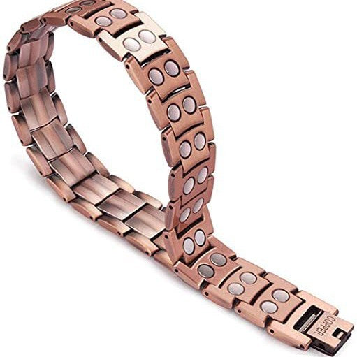 Moderne Kupferkette als Armband