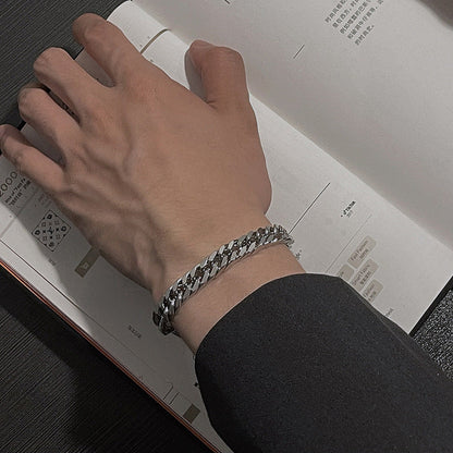 Sterling-Vale-Armband | Weißgold