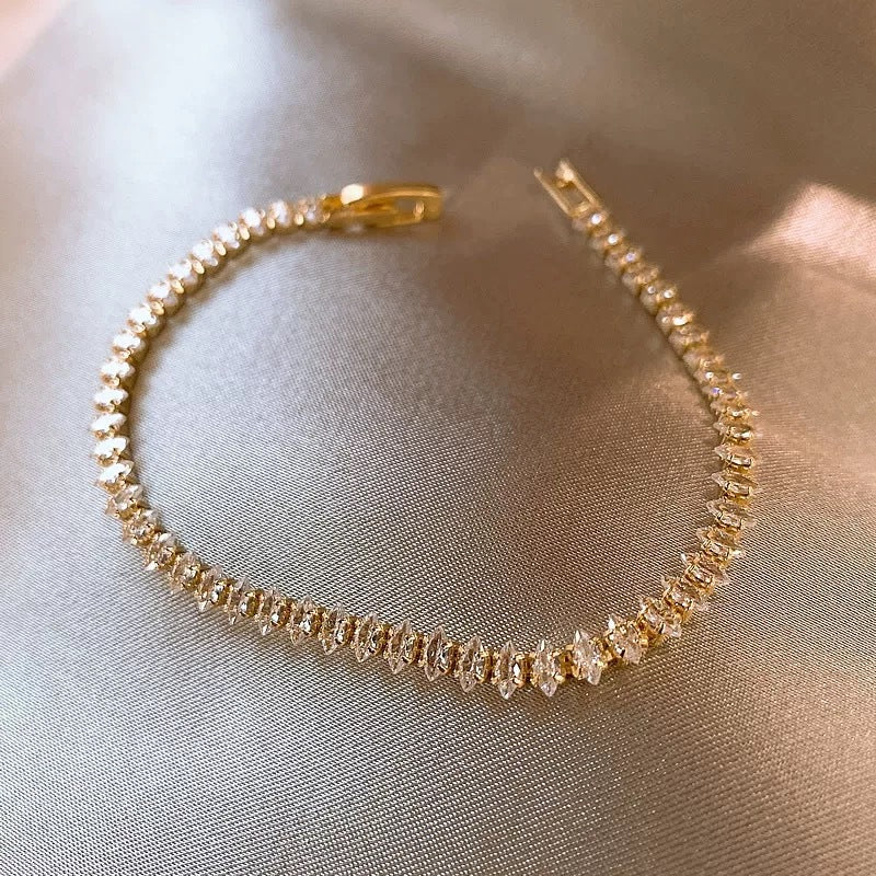 Vionelle Marquise Tennisarmband | Gold
