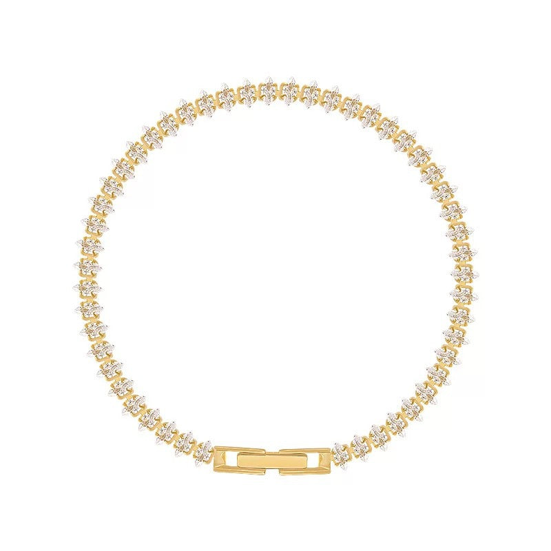 Vionelle Marquise Tennisarmband | Gold