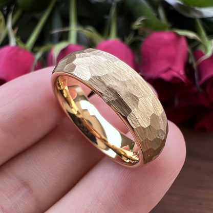 Elric strukturierter Core-Ring | Gold