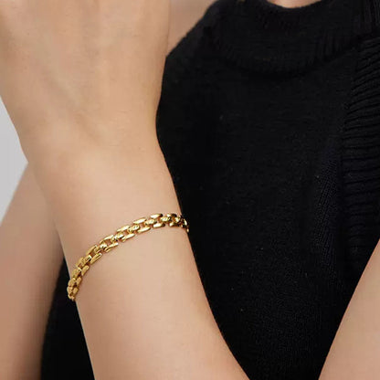 Uhrenkettenarmband | Gold