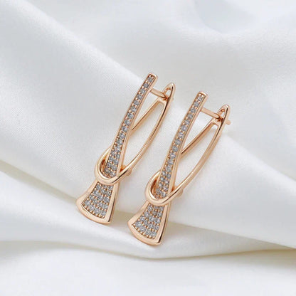 Radiant Layers Kristall-Ohrringe | Gold
