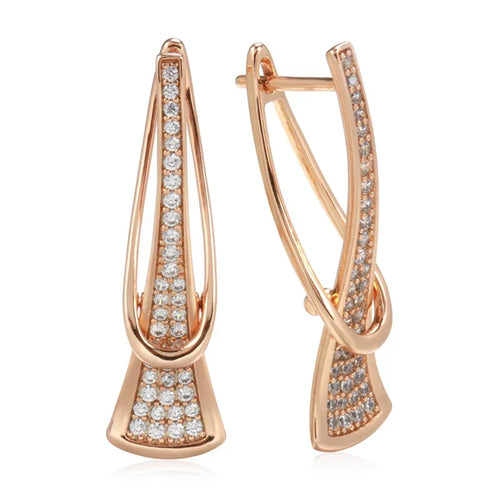 Radiant Layers Kristall-Ohrringe | Gold