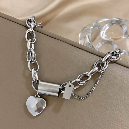 Herzchen Chunky Armband | Gold