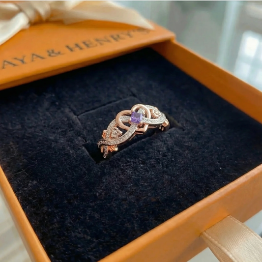 Violetheart Gold- & Silberring | Gold-Mix