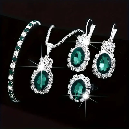 Schmuckset Seloria Grevalyn | Weißgold