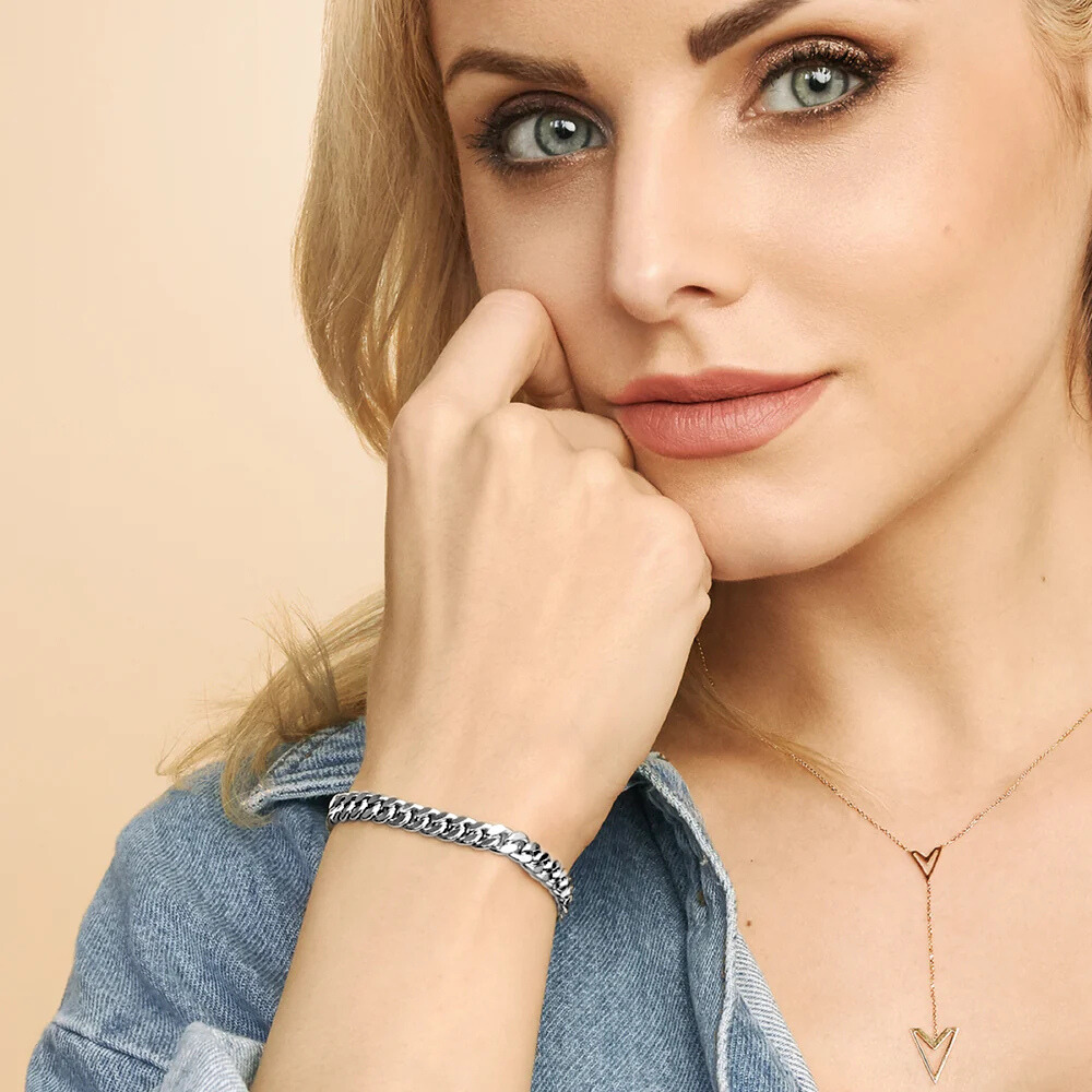 Kubanisches Armband aus Nachlass | Weißgold