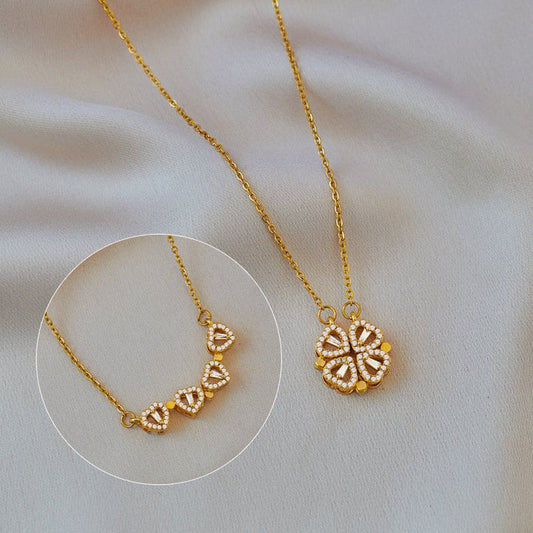Amora Quadrifolia Halskette | Gold