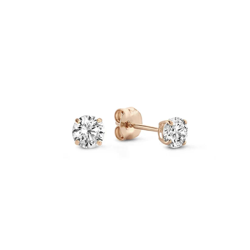Larmes de Lune Steinohrstecker | Gold