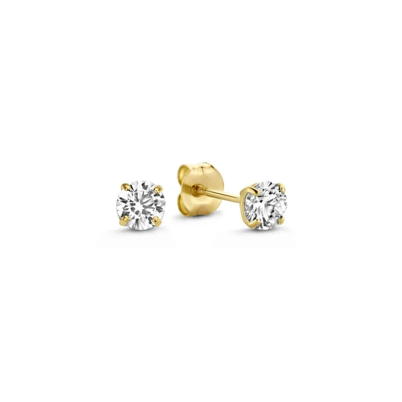 Dara Brillane Stone Ohrringe Set | Gold