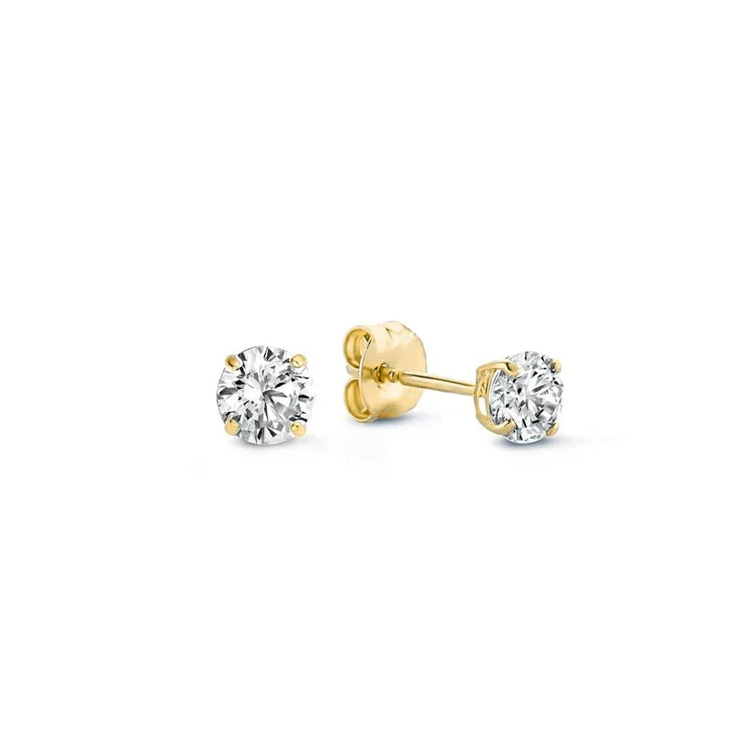 Larmes de Lune Steinohrstecker | Gold