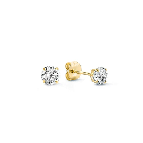 Larmes de Lune Steinohrstecker | Gold