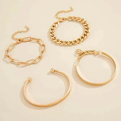 Elan Mercer Armband-Set | Gold