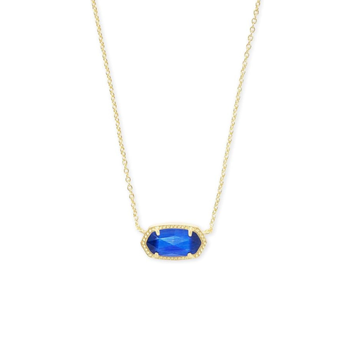 Klassische ovale Saphirkette | Gold