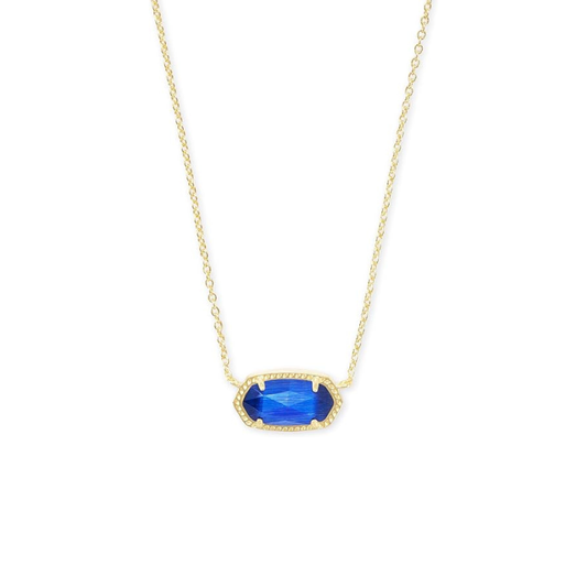 Klassische ovale Saphirkette | Gold